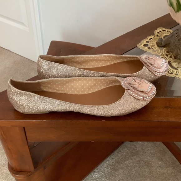 MADDEN GIRL RHINESTONE GLITTER BOW SHOES - Picture 6 of 8